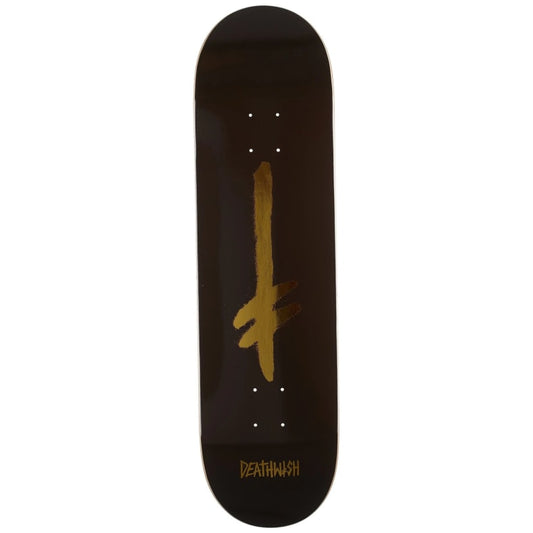 Deathwish Skateboard Deck Credo Brown/Gold 8.475"