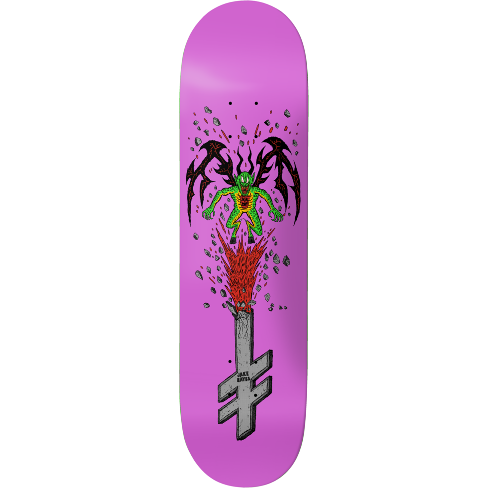 Deathwish Skateboard Deck Jake Hayes Exorcism Failed 8.25"