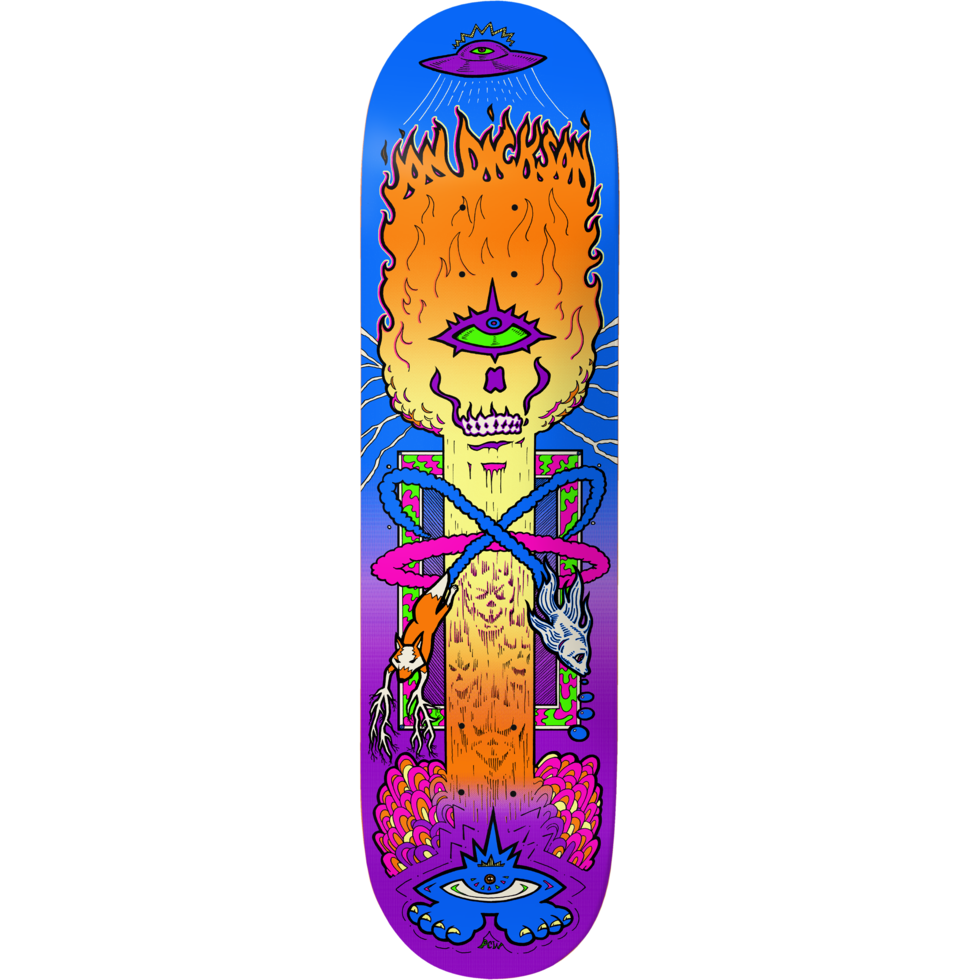 Deathwish Skateboard Deck Jon Dickson Death Cloud 8