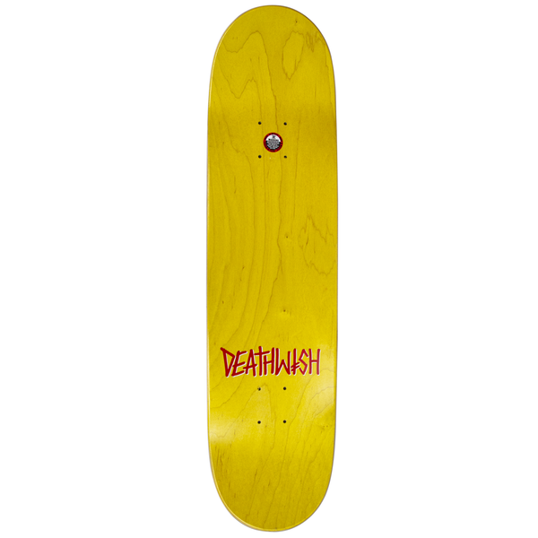 Deathwish Skateboard Deck Jon Dickson Gang Name Orange Navy 8.25"