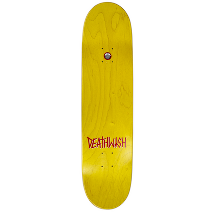 Deathwish Skateboard Deck Jon Dickson Gang Name Orange Navy 8.25"