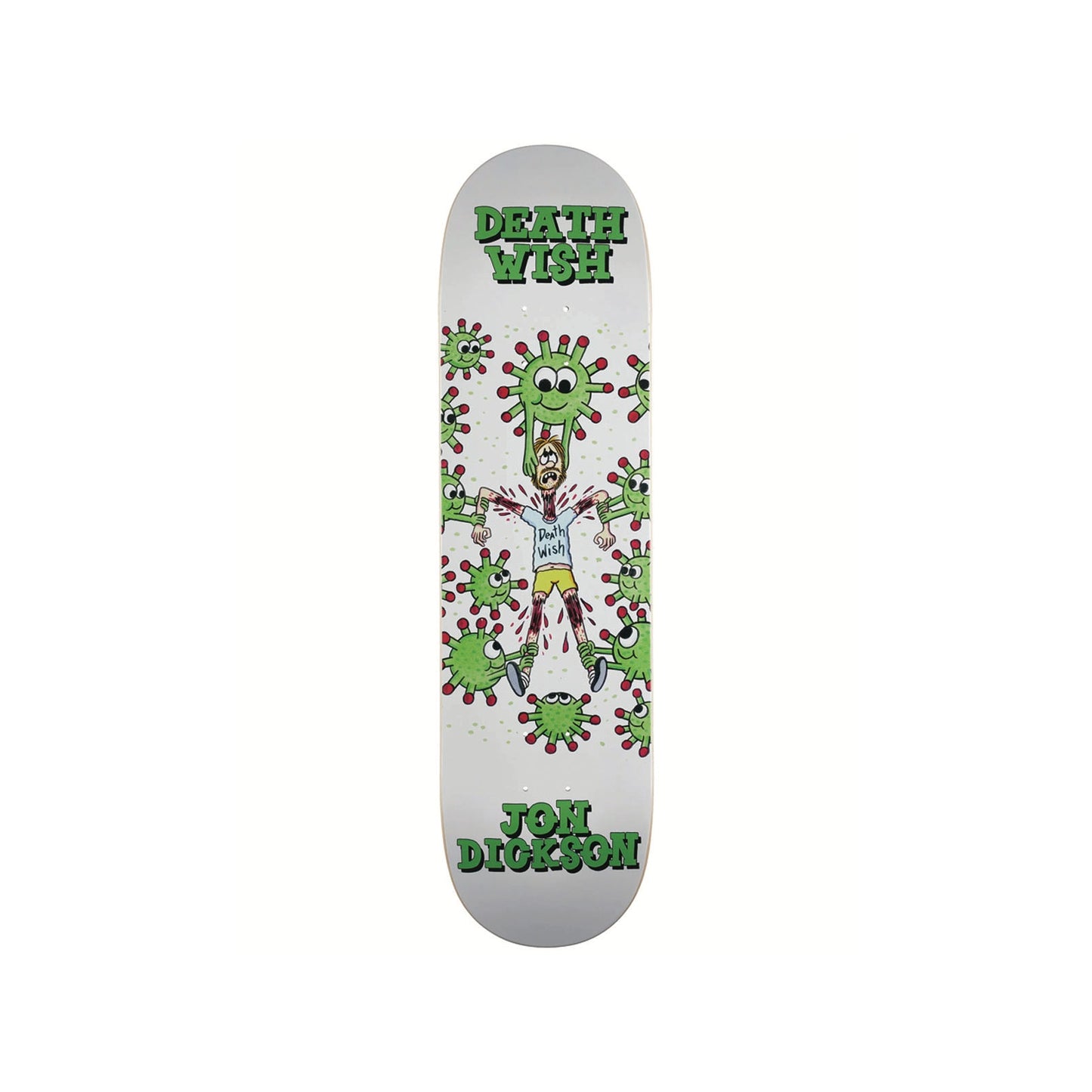 Deathwish Skateboard Deck Jon Dickson Quarantine 8.25"