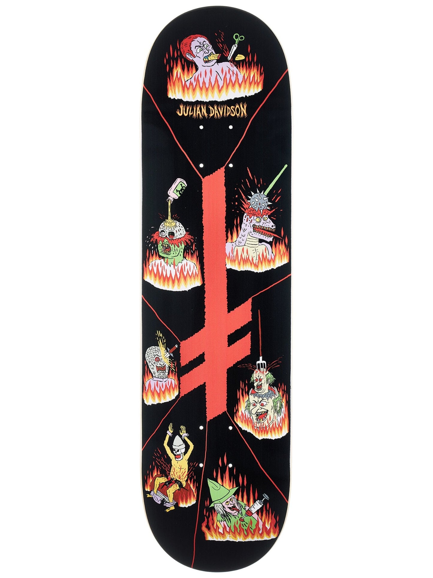 Deathwish Skateboard Deck Julian Davidson Blasphemy 8.5" JJ Villard