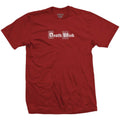 Deathwish Tee Drop Cap Cardinal Red Skateboard T Shirt
