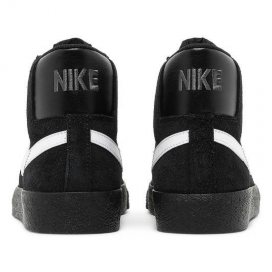 Nike SB Shoes Blazer Mid Black White Black Black US SIZE Skateboard Sneakers