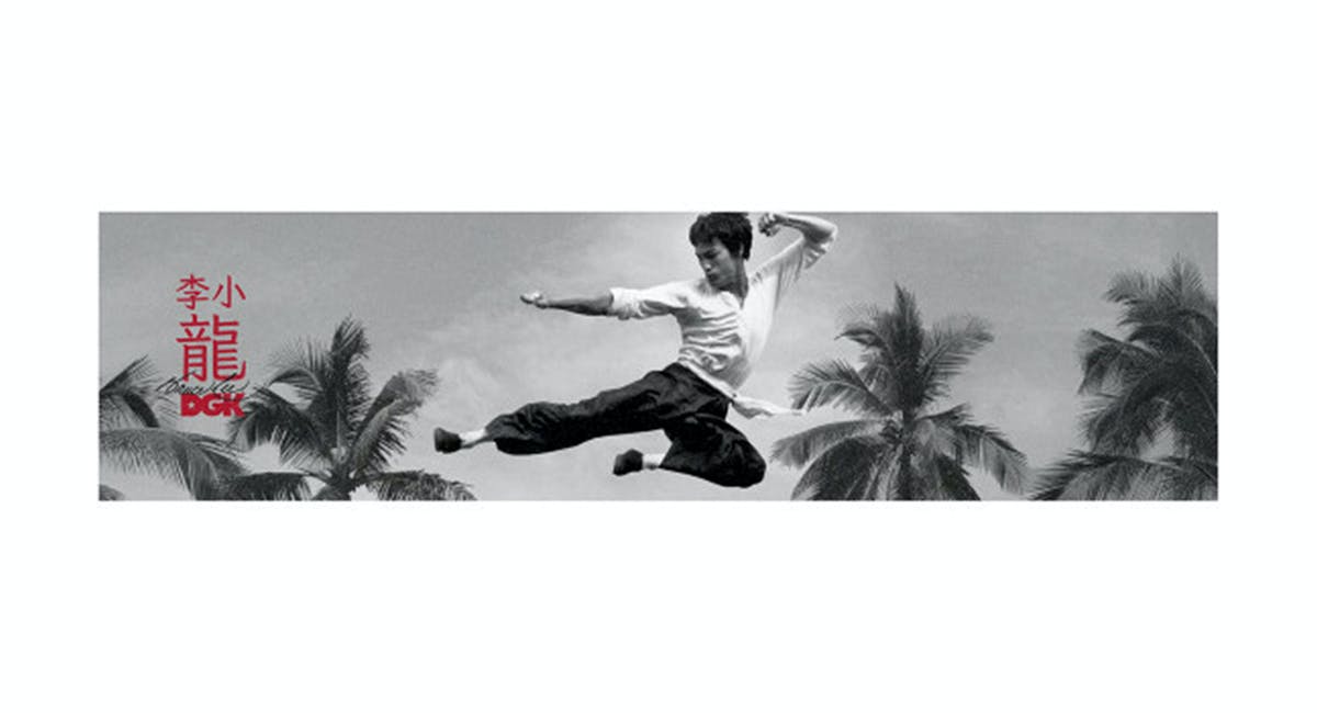 Dgk Griptape X Bruce Lee Paradise Full Skateboard Deck Length Grip