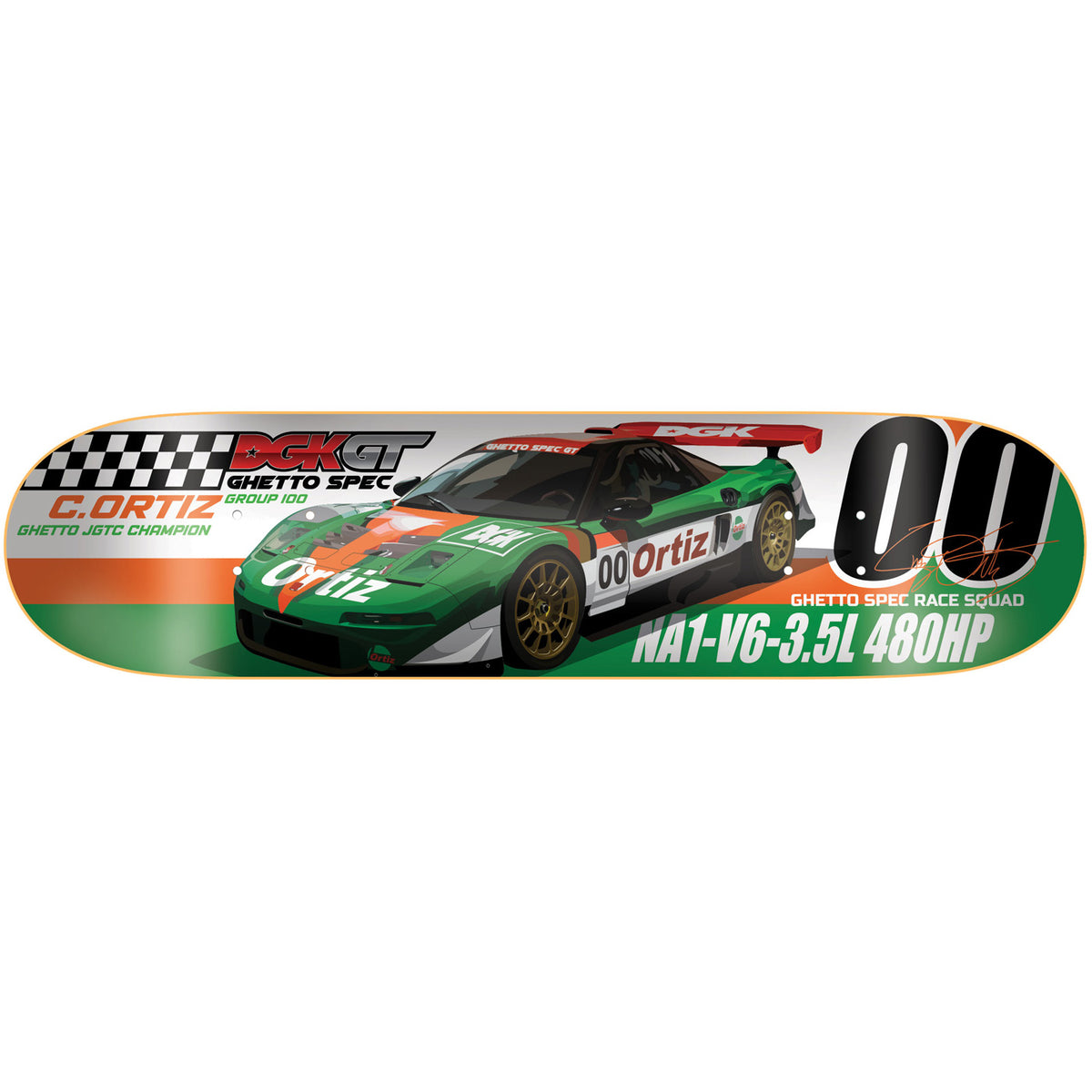 Dgk Skateboard Deck Ghetto Gt Chaz Ortiz 8 Dirty Ghetto Kids