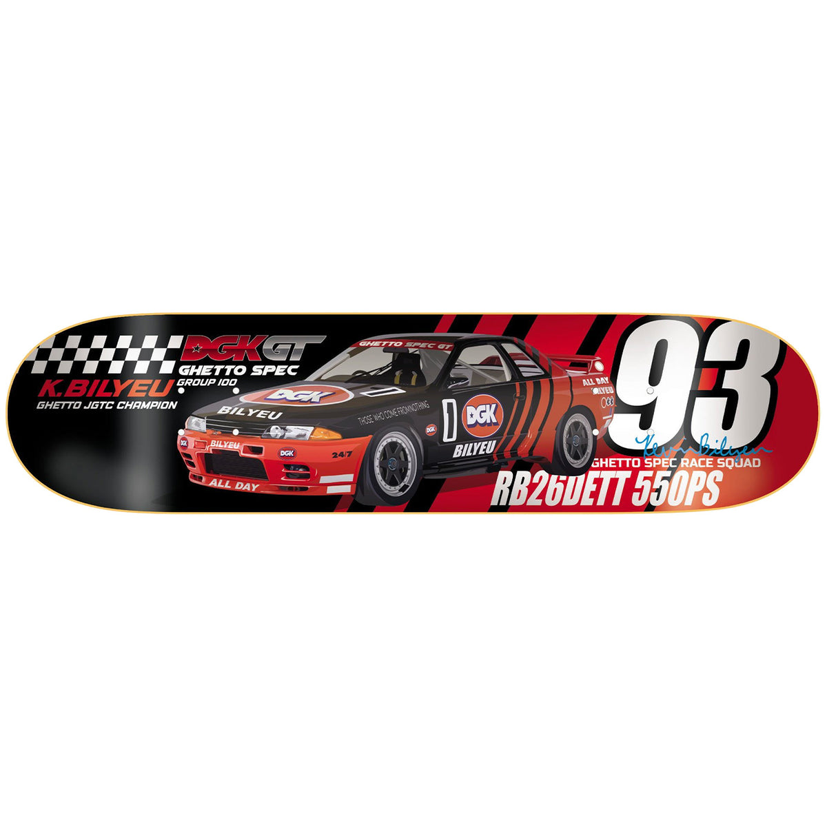 Dgk Skateboard Deck Ghetto Gt Kevi Bilyeu 8 38 Dirty Ghetto Kids