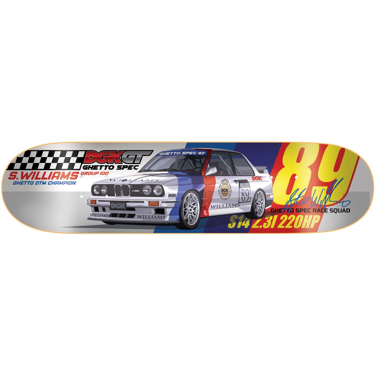 Dgk Skateboard Deck Ghetto Gt Stevie Williams 8 1 Dirty Ghetto Kids