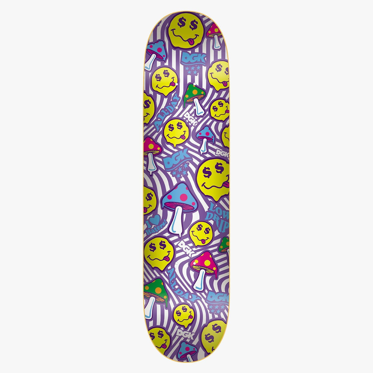 Dgk Skateboard Deck Happy Drip Uv Changing 8 25 Dirty Ghetto Kids