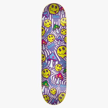 DGK Skateboard Deck Happy Drip UV Changing 8.25" (Dirty Ghetto Kids)