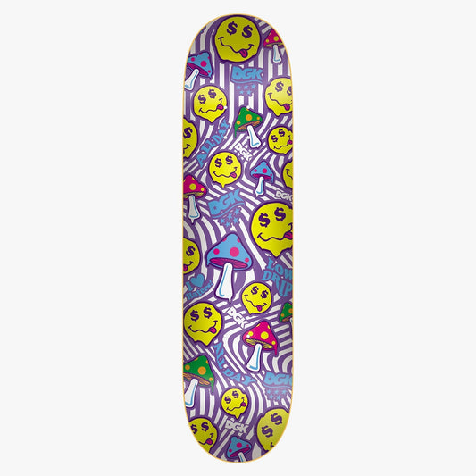 DGK Skateboard Deck Happy Drip UV Changing 8.25" (Dirty Ghetto Kids)