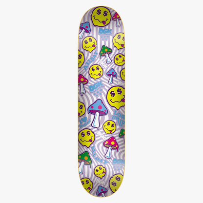 DGK Skateboard Deck Happy Drip UV Changing 8.25" (Dirty Ghetto Kids)
