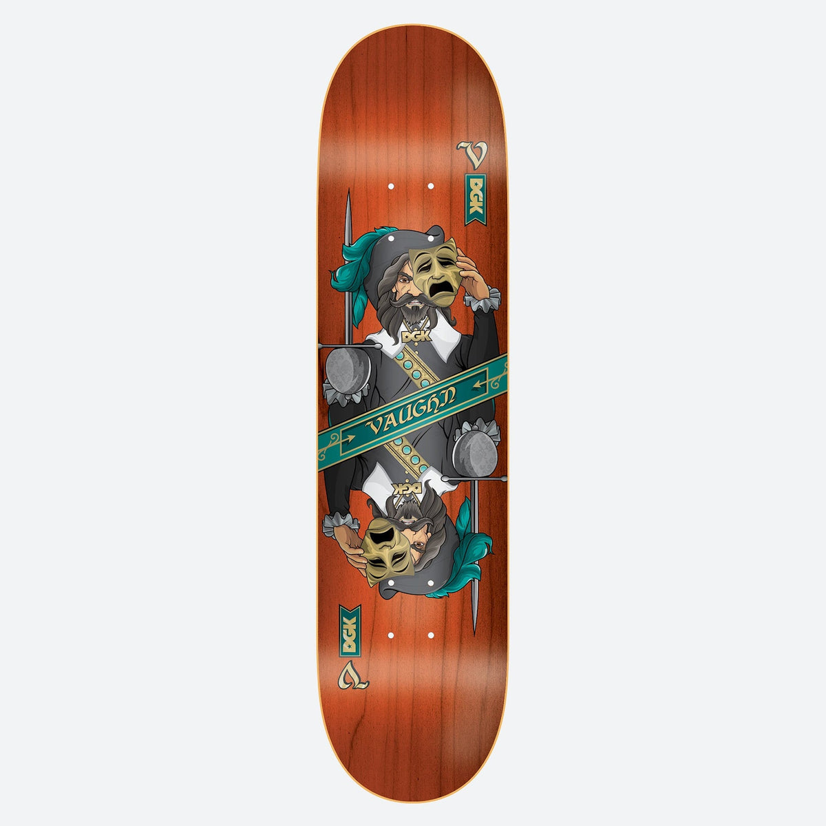 Dgk Skateboard Deck Kingdom Vaughn 8 Dirty Ghetto Kids