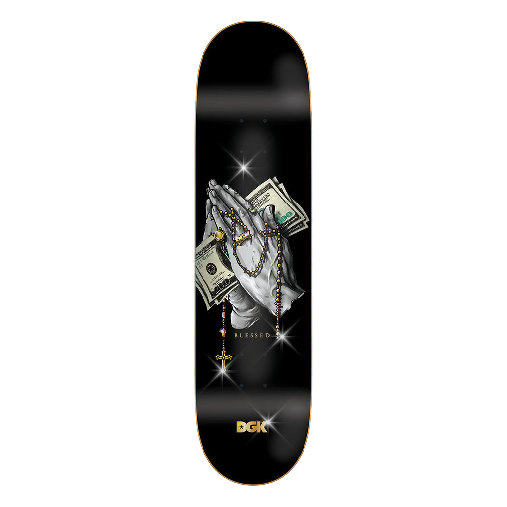 DGK Skateboard Deck ROSARY LENTICULAR 8.25" Dirty Ghetto Kids