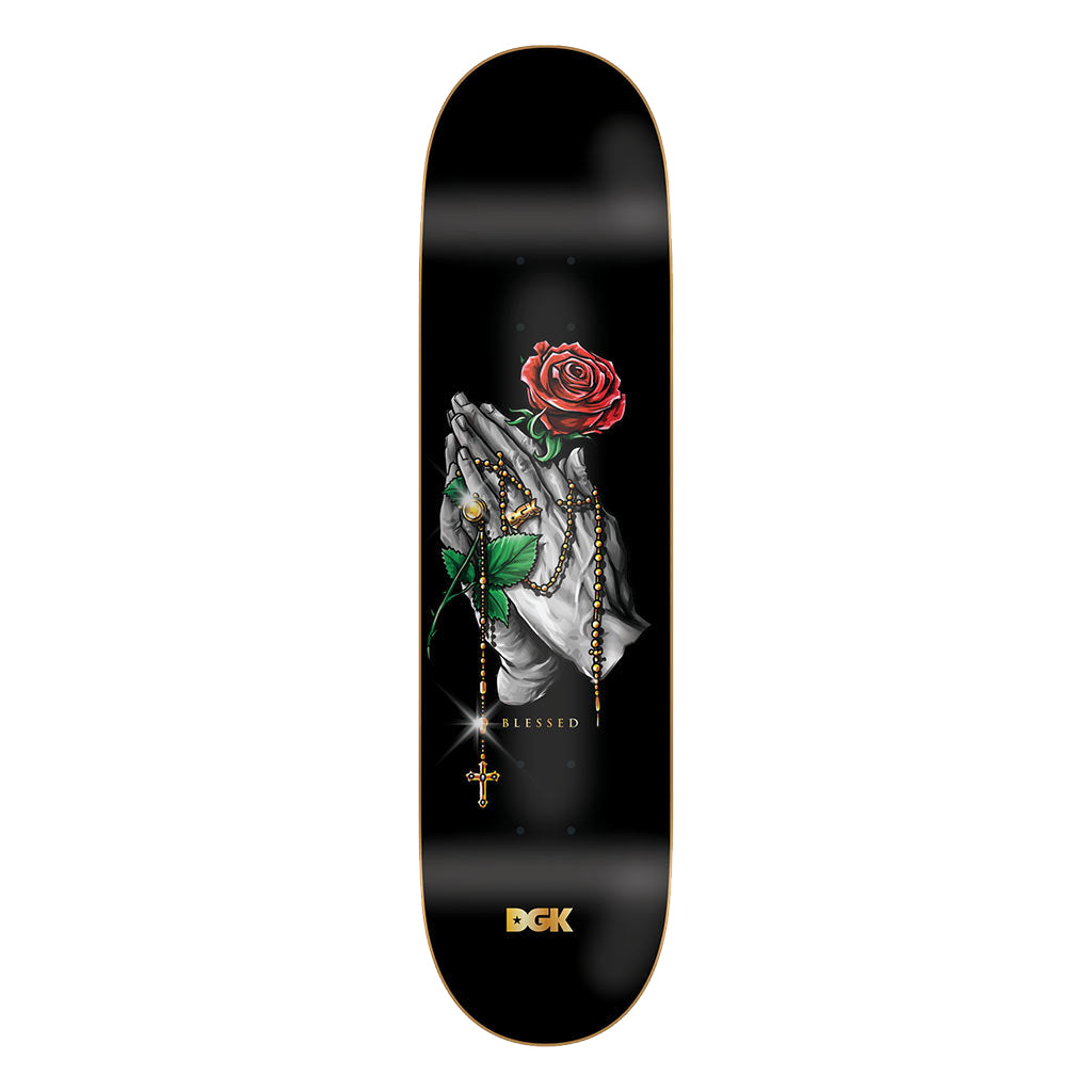 DGK Skateboard Deck ROSARY LENTICULAR 8.25" Dirty Ghetto Kids