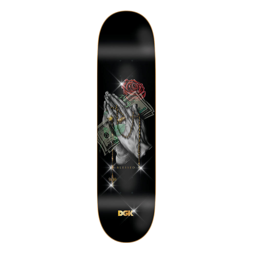 DGK Skateboard Deck ROSARY LENTICULAR 8.25" Dirty Ghetto Kids
