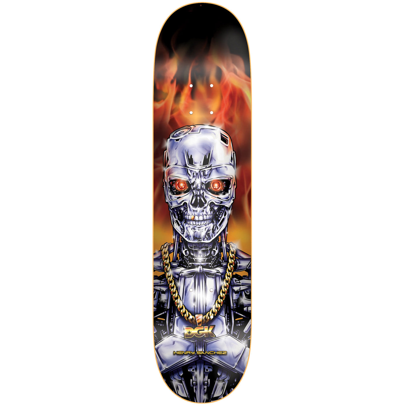 DGK Skateboard Deck T2 Henry Sanchez Lenticular 8" (Dirty Ghetto Kids)
