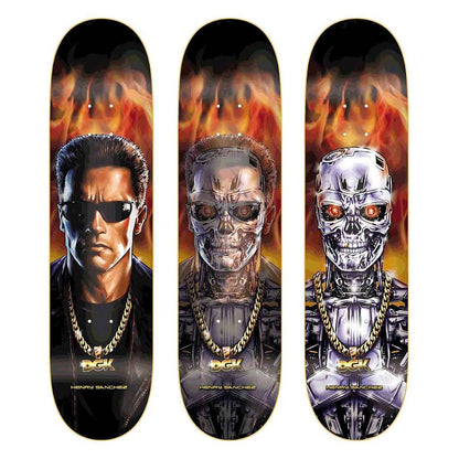 DGK Skateboard Deck T2 Henry Sanchez Lenticular 8" (Dirty Ghetto Kids)