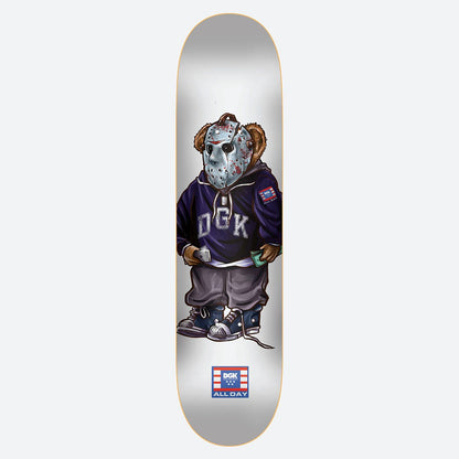 DGK Skateboard Deck The Plug White 8.125" (Dirty Ghetto Kids)