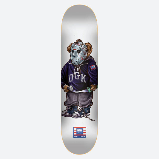 DGK Skateboard Deck The Plug White 8.125" (Dirty Ghetto Kids)