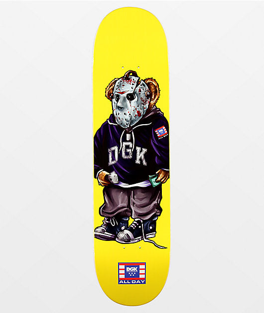DGK Skateboard Deck The Pug Yellow 8.25"