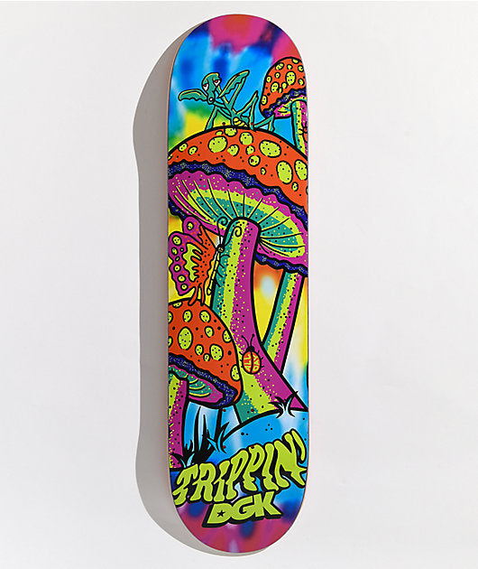 DGK Skateboard Deck Trippin Tie Dye 8.25"