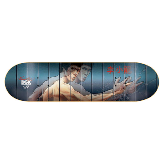 DGK Skateboard Deck x BRUCE LEE MIRRORS 8.25" LENTICULAR (Dirty Ghetto Kids)
