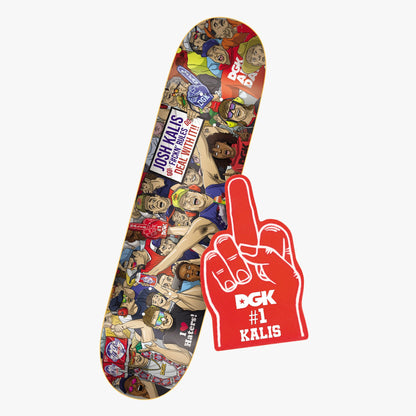 DGK Skateboard Deck Deal With It Josh Kalis 8.25" (Special Edition)