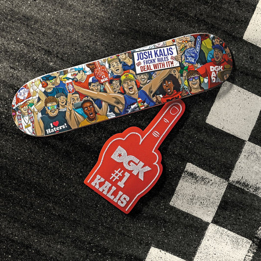 DGK Skateboard Deck Deal With It Josh Kalis 8.25" (Special Edition)