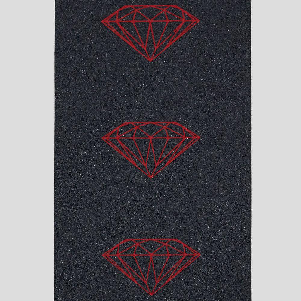 Diamond Supply Co Grip Tape Brilliant Red Full Skateboard Deck Griptape Sheet