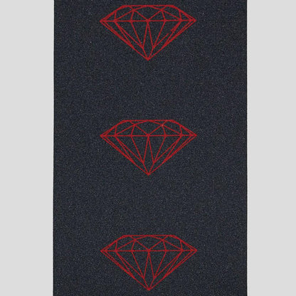 Diamond Supply Co Grip Tape Brilliant Red Full Skateboard Deck Griptape Sheet