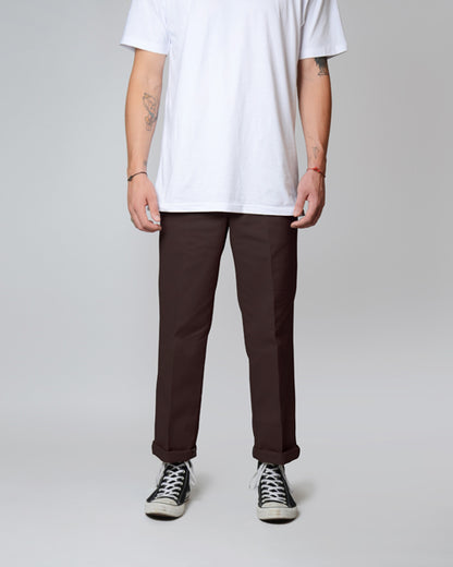 Dickies Original Fit Work Pants 874 Dark Brown Skateboard Bmx Jeans