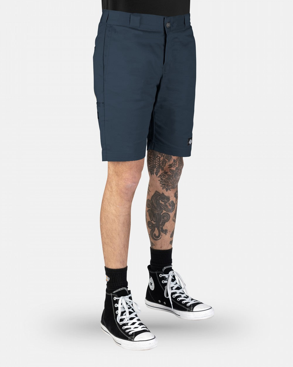 DICKIES Shorts Skinny Straight Dark Navy Work Walk Bmx Skate Short WR801AU-DN