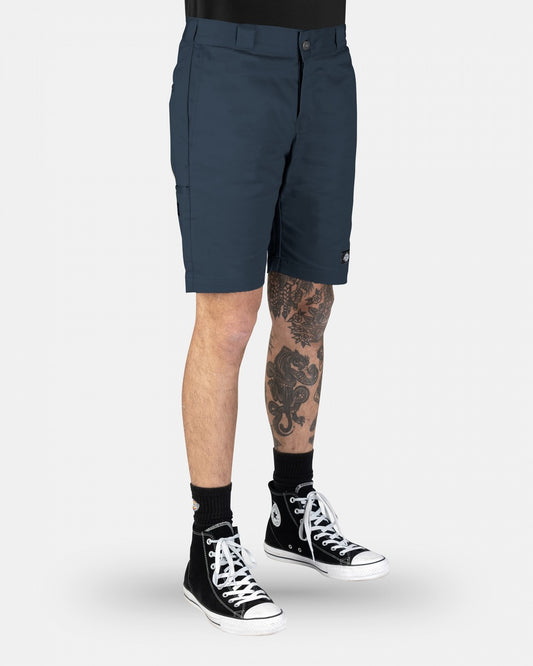 DICKIES Shorts Skinny Straight Dark Navy Work Walk Bmx Skate Short WR801AU-DN