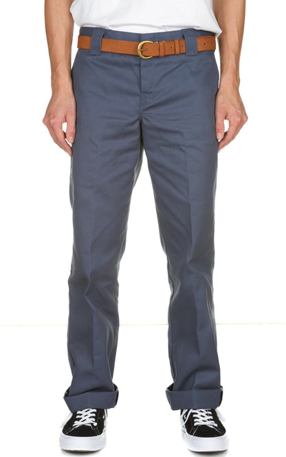 Dickies Slim Straight Fit Work Pants 873 Airforce Blue Skateboard Bmx Jeans