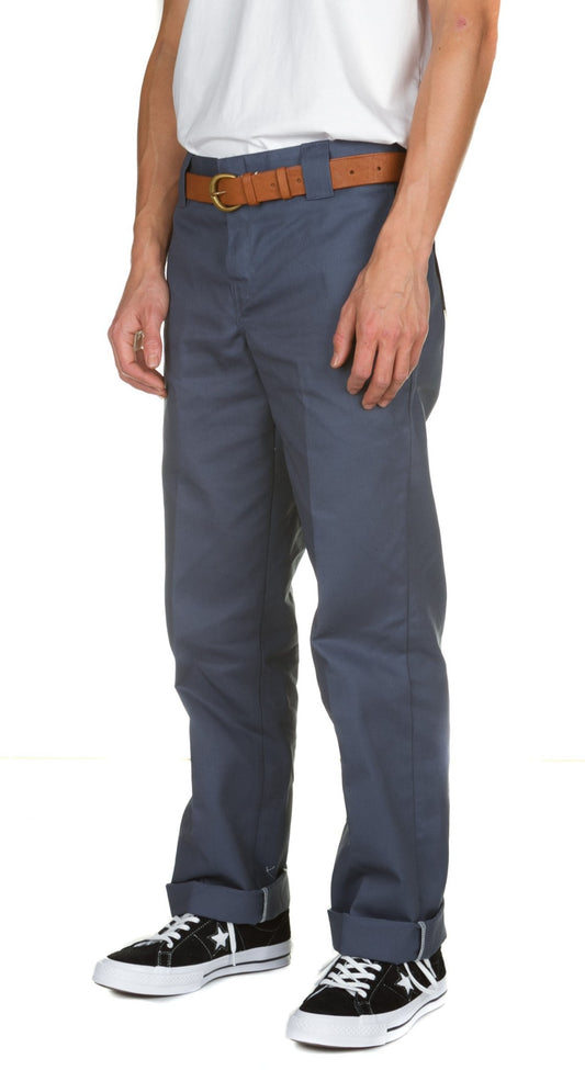 Dickies Slim Straight Fit Work Pants 873 Airforce Blue Skateboard Bmx Jeans