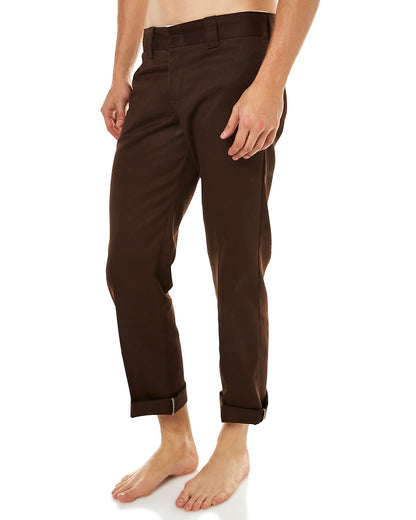Dickies Slim Straight Fit Work Pants 873 Chocolate Skateboard Bmx Jeans
