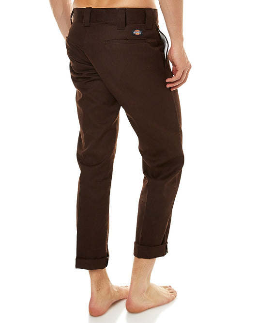 Dickies Slim Straight Fit Work Pants 873 Chocolate Skateboard Bmx Jeans
