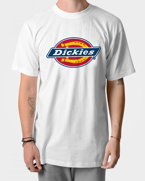 Dickies Tee HS Colour White Regular Fit Crew Neck Skateboard T-Shirt