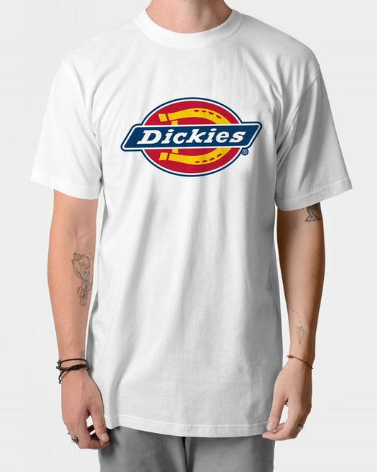 Dickies Tee HS Colour White Regular Fit Crew Neck Skateboard T-Shirt