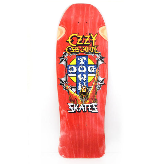 Dogtown Skates x Ozzy Osbourne RED 10.125” Skateboard Deck Sean Cliver Art