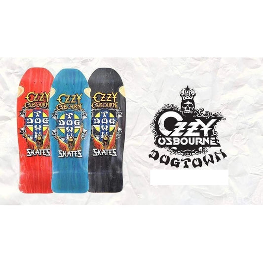 Dogtown Skates x Ozzy Osbourne BLACK 10.125” Skateboard Deck Sean Cliver Art