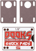 Dooks Shock Pads 1 8 Inch Black Risers Skateboard Hardware