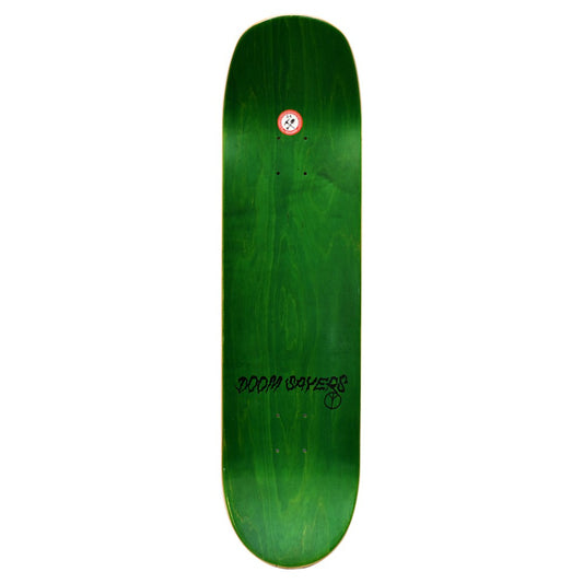 Doom Sayers Club Skateboard Deck Riot Helmet Blue 8.4" (Shaped)