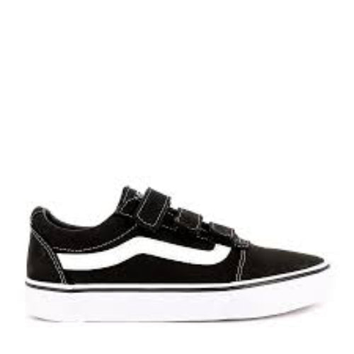 Vans Shoes Ward V Black White Women US SIZE Old skool Straps Skateboard Sneakers