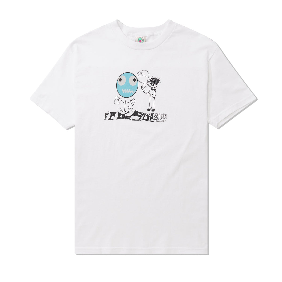 Frog Tee Quiet Frog Logo Skateboard T Shirt