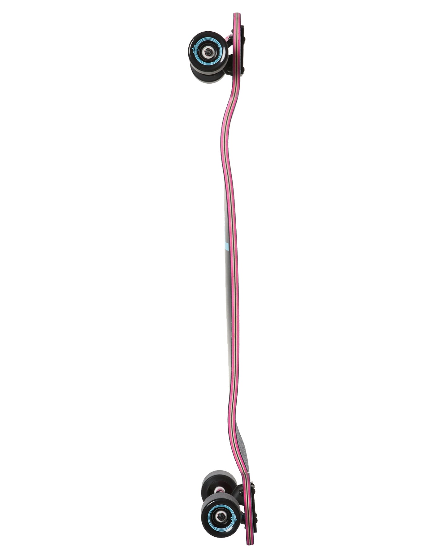 Dusters Complete Chill 38" Black Longboard Drop-Thru Skateboard