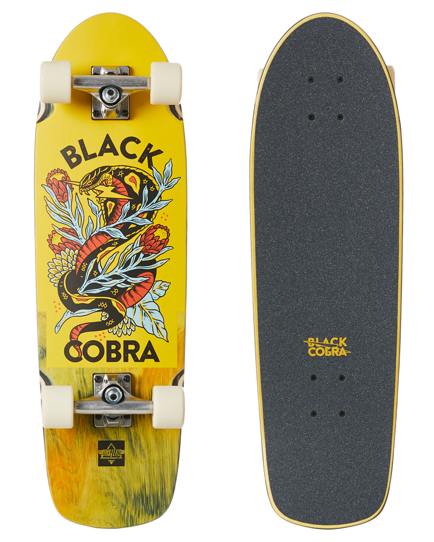 Dusters Complete Cobra Cruiser 29.5" Yellow Skateboard