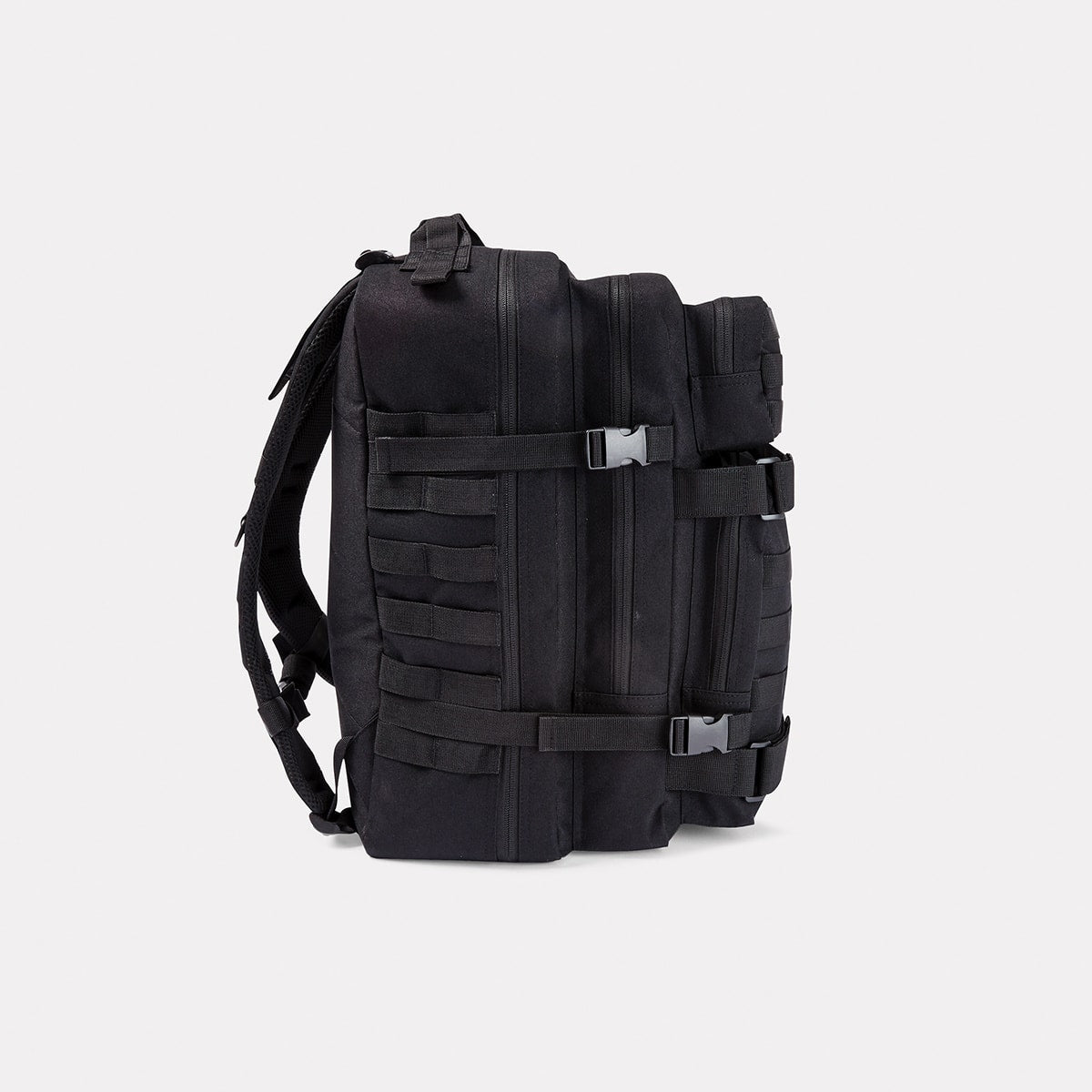 Kingpin Skate Supply Backpack Skateboard Straps Black/Black Travel School Bag
